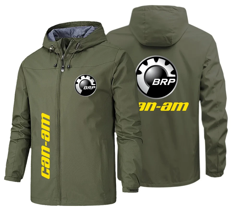 BRP Can am Logo DulMilitary Jacket Outdoor Hoodie Zipper Casual S-5XL 2024 Printemps et Automne Nouvelle Collection