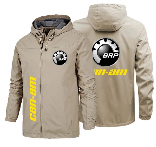 BRP Can am Logo DulMilitary Jacket Outdoor Hoodie Zipper Casual S-5XL 2024 Printemps et Automne Nouvelle Collection – Image 3