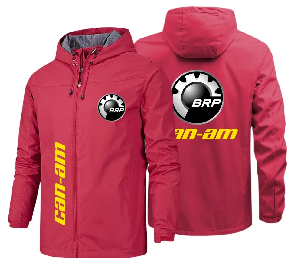 BRP Can am Logo DulMilitary Jacket Outdoor Hoodie Zipper Casual S-5XL 2024 Printemps et Automne Nouvelle Collection