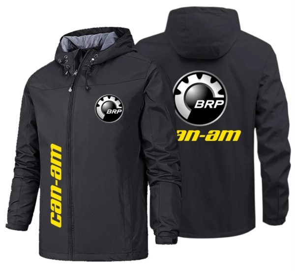 BRP Can am Logo DulMilitary Jacket Outdoor Hoodie Zipper Casual S-5XL 2024 Printemps et Automne Nouvelle Collection