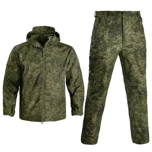 Dulsmile-Uniforme de camouflage pour hommes, vêtements de plein air russes, vêtements d'assaut, armée, chasse, travail