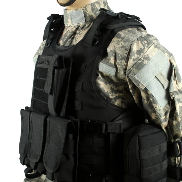 YAKEDA-Gilet Tactique Multifonctionnel Résistant à l'Usure, Vêtements d'Entraînement en Plein Air, Équipement de Protection – Image 6