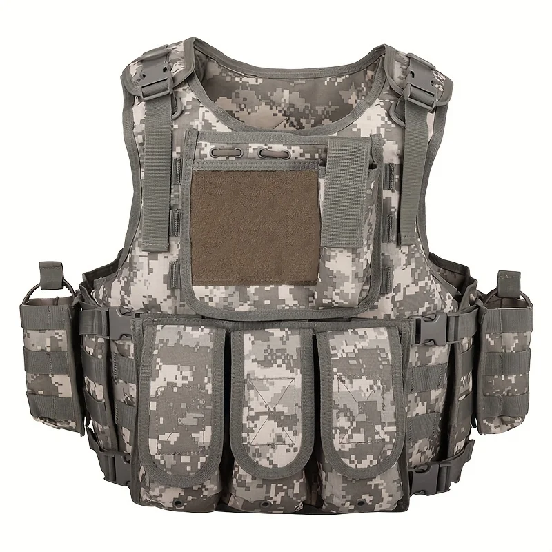 YAKEDA-Gilet Tactique Multifonctionnel Résistant à l'Usure, Vêtements d'Entraînement en Plein Air, Équipement de Protection