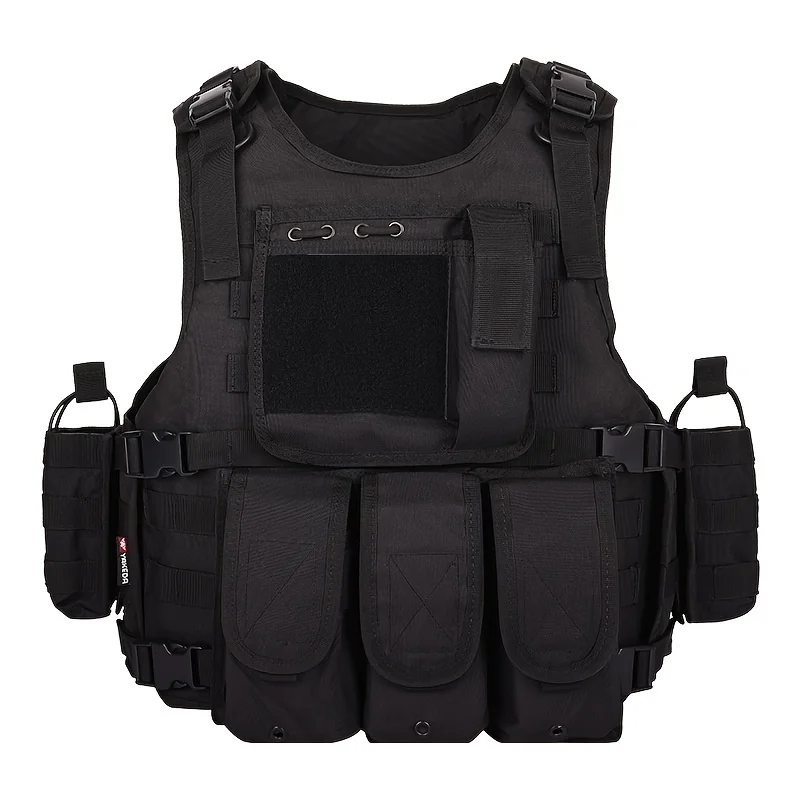 YAKEDA-Gilet Tactique Multifonctionnel Résistant à l'Usure, Vêtements d'Entraînement en Plein Air, Équipement de Protection