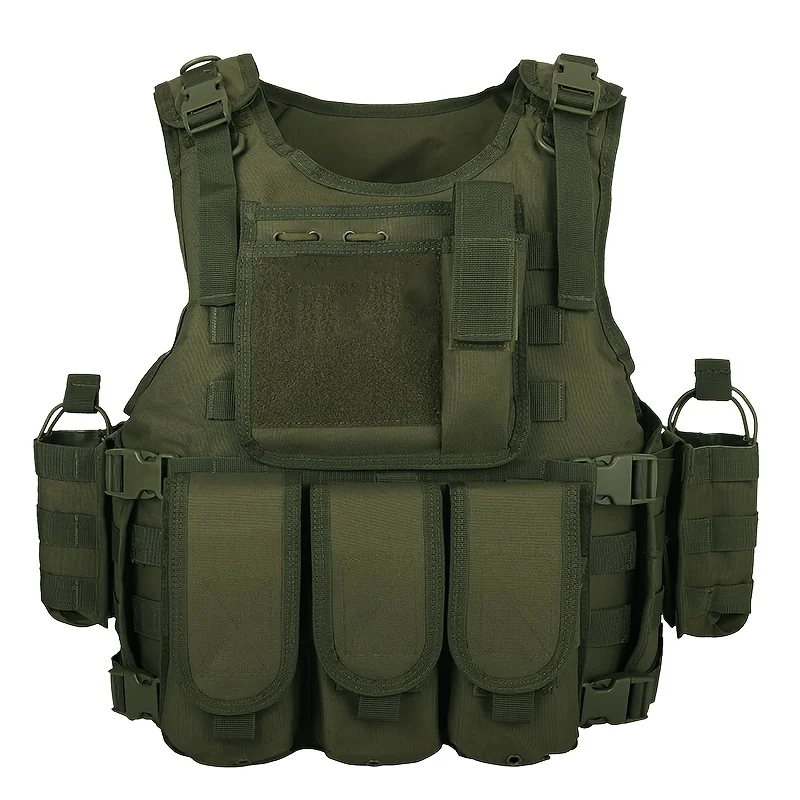 YAKEDA-Gilet Tactique Multifonctionnel Résistant à l'Usure, Vêtements d'Entraînement en Plein Air, Équipement de Protection