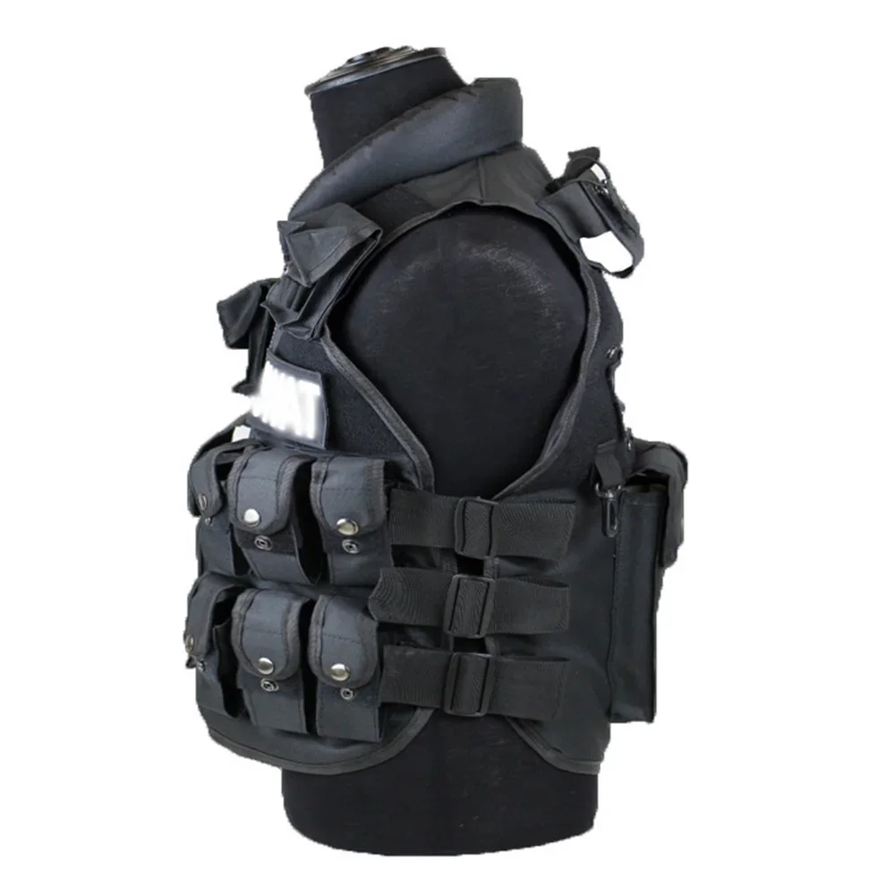 Dulglakip-Gilet de chasse multi-poches, gilet d'entraînement militaire, gilet de jeu CS, garde de sécurité modulaire, glaçure SWAT, extérieur