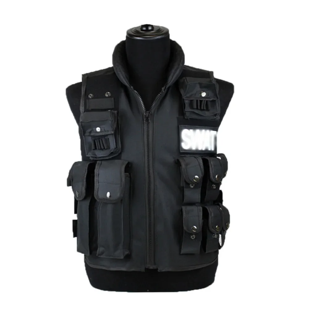 Dulglakip-Gilet de chasse multi-poches, gilet d'entraînement militaire, gilet de jeu CS, garde de sécurité modulaire, glaçure SWAT, extérieur