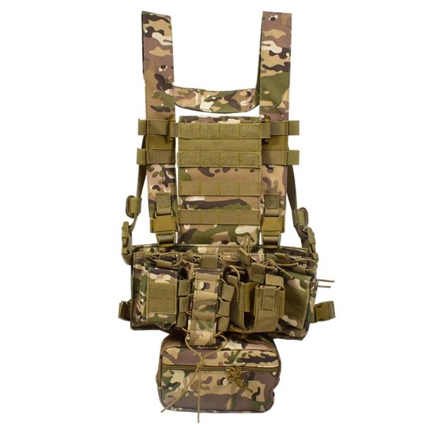 Plate-forme de poitrine militaire DulChest GlaD3, système DulglaMOLLE, léger, dégagement rapide, jeu de guerre, paintball, 600D