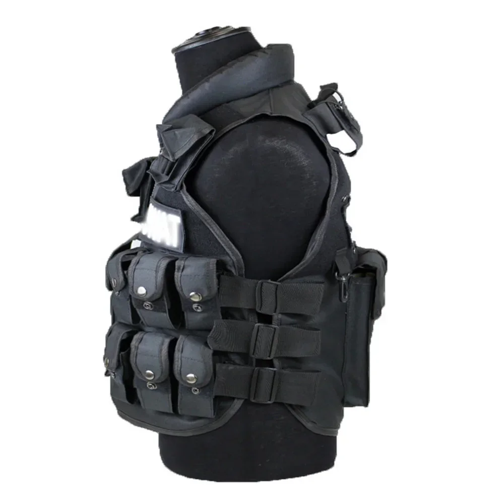 Gilets de sécurité modulaires pour le paintball, gilet de chasse en plein air, manteau de taille d'entraînement, jeu CS, multi-poches, SWAT