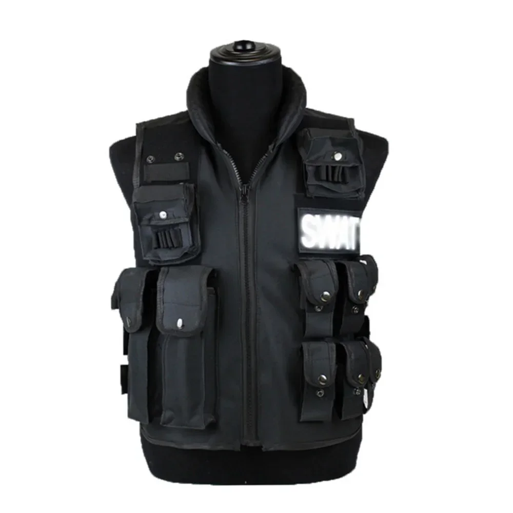 Gilets de sécurité modulaires pour le paintball, gilet de chasse en plein air, manteau de taille d'entraînement, jeu CS, multi-poches, SWAT
