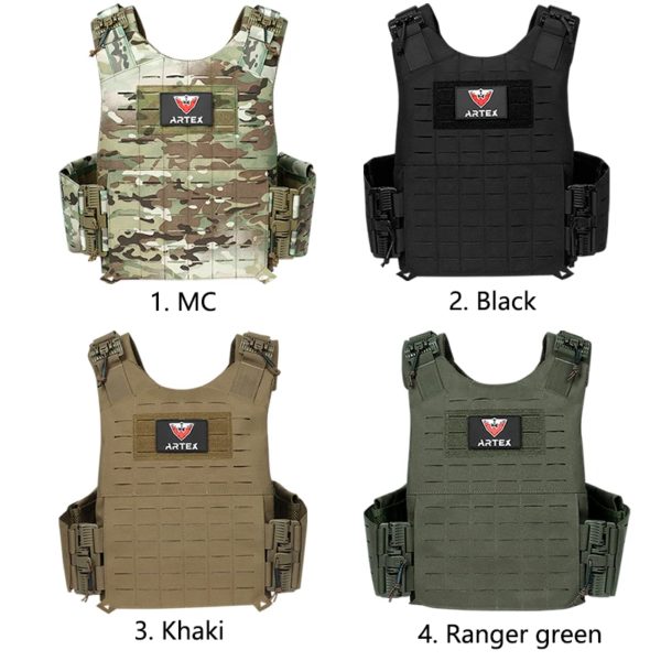 DulglaOutdoor Hunting Plate Protective, Polish réglable, Équipement de saut Electrolux Airsoft, Gilet 6094 – Image 6