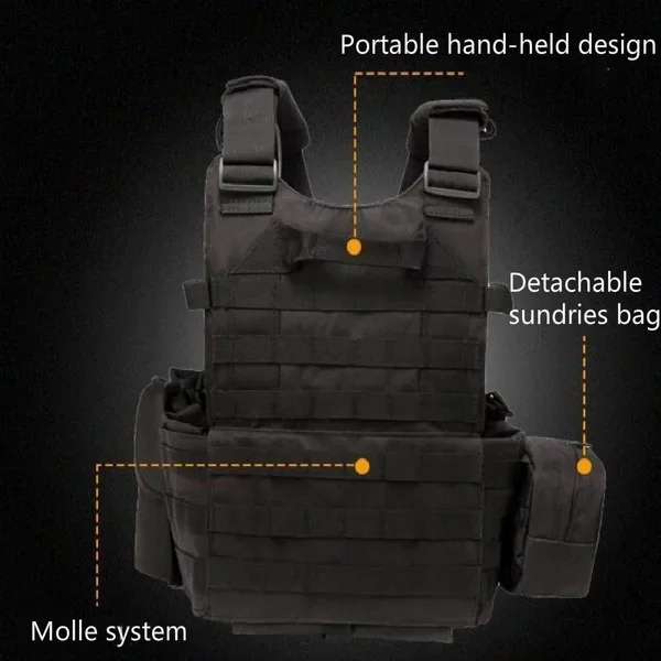 Armure Linge en poudre de nylon pour jeu de guerre militaire, gilet Molle Gear, plaque de chasse DulglaBody, accessoires Airsoft Electrolux, saut militaire, 6094