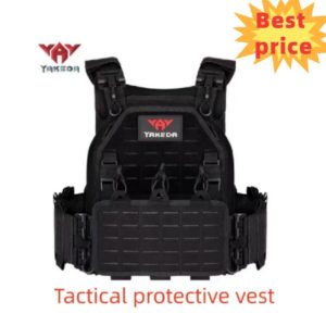 Yakeda-Gilet tactique de chasse Dulgla6094, léger, détachable rapide, découpé au laser, équipement noir, nouveau