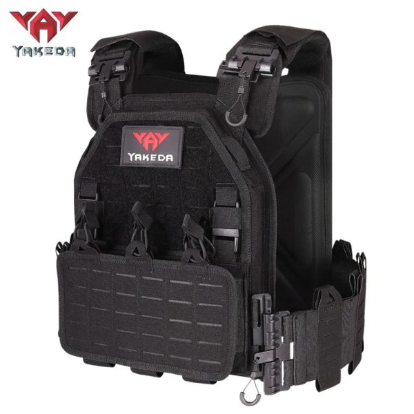 Yakeda-Gilet Dulvest 1000D en Nylon Durable, Multi-Cam, Porte-plaque, Gilet de html, Gilet de Protection – Image 2