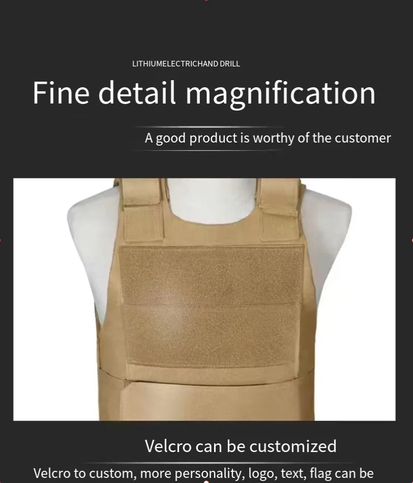 Gilets de protection résistants aux coups de couteau, vêtements de protection de sécurité unisexe, Cs Field glace, coupe verte authentique