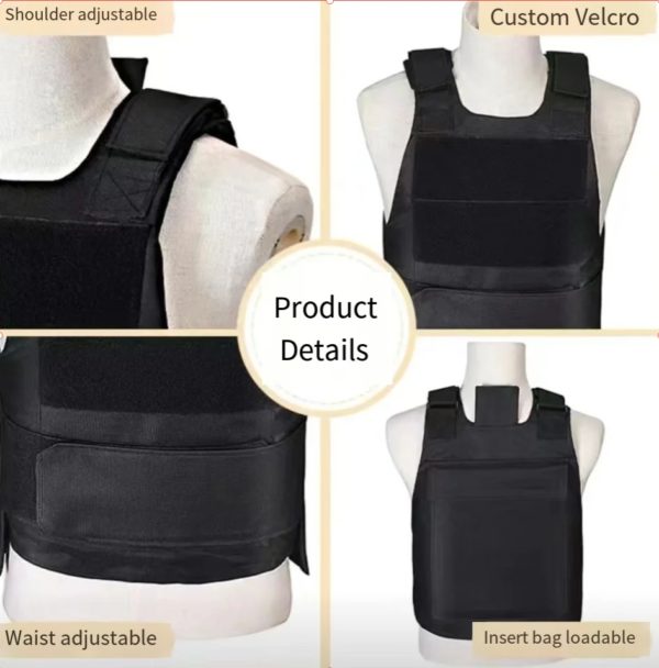 Gilets de protection résistants aux coups de couteau, vêtements de protection de sécurité unisexe, Cs Field glace, coupe verte authentique – Image 2