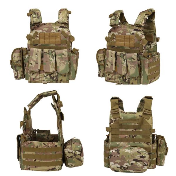 DulglaCS-Armure Linge de jeu d'extérieur, poudres de nylon, plaque Molle, accessoires Electrolux Airsoft, équipement de chasse, 6094 – Image 5