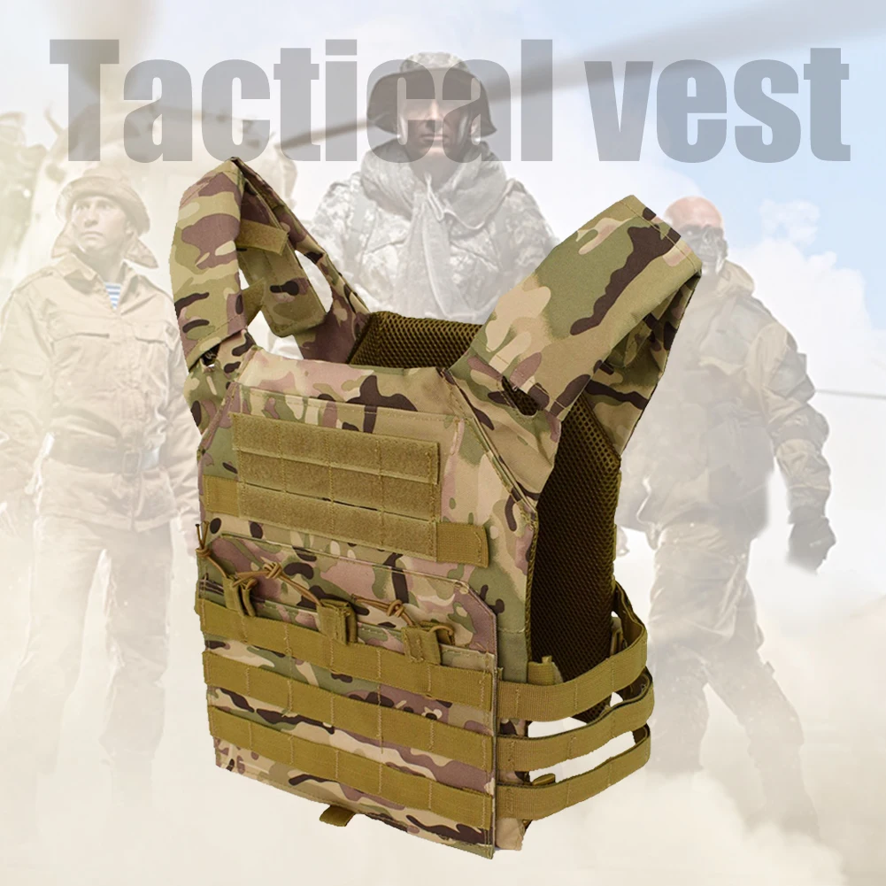 DulglaWaterproof Skip Body Armor, observateur, Réglable, JPC, Molle Plate, Electrolux Hunting, Outdoor CS Game, Jungle Gear