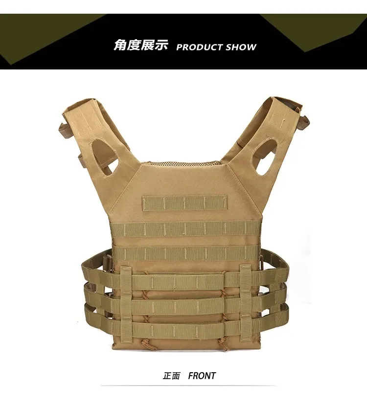 Armure de corps en nylon Dulglac, équipement de jungle, chasse, Electrolux, airsoft, accessoires, saut, MOLLE, camouflage, armée militaire, glaCS, jeu