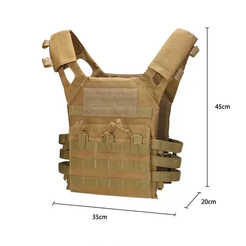 Armure de corps en nylon Dulglac, équipement de jungle, chasse, Electrolux, airsoft, accessoires, saut, MOLLE, camouflage, armée militaire, glaCS, jeu