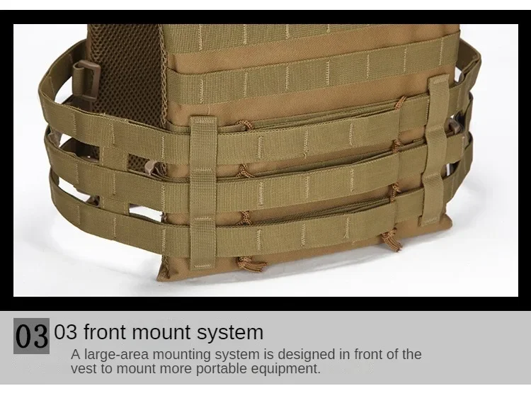 Armure de corps en nylon Dulglac, équipement de jungle, chasse, Electrolux, airsoft, accessoires, saut, MOLLE, camouflage, armée militaire, glaCS, jeu