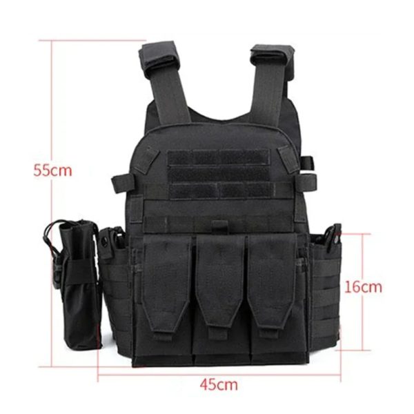 Armure militaire DulglaBody, Skip Army, CS Gear Hunting Plate, Electrolux, Airsoft Accessrespiration, Wargame Powder, Molle Glasure, 6094 – Image 6