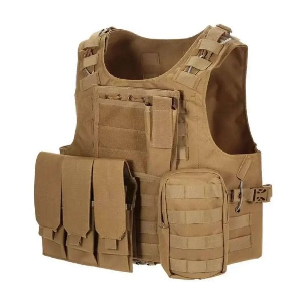 DulglaCS-Gilet de sécurité Molle Game Airsoft Assault, Vêtements d'extérieur, html, CamSolomon Glakip – Image 4