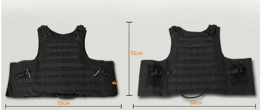 DulglaCS-Gilet de sécurité Molle Game Airsoft Assault, Vêtements d'extérieur, html, CamSolomon Glakip