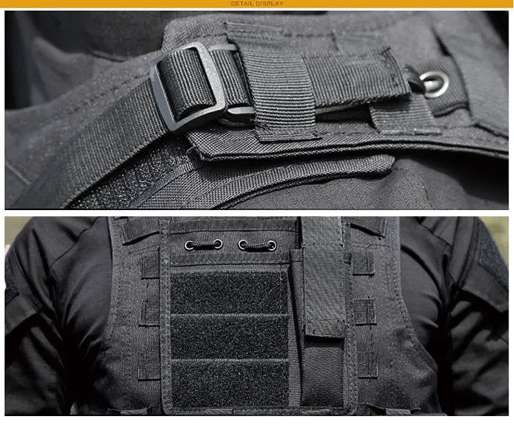 DulglaCS-Gilet de sécurité Molle Game Airsoft Assault, Vêtements d'extérieur, html, CamSolomon Glakip