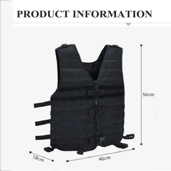 DulMolle-Gilets Airsoft, Swat Utility, Gilet de sport de plein air, Gilet CS, Pêche, html, Équipement de sécurité, GlaMilitary Army – Image 4