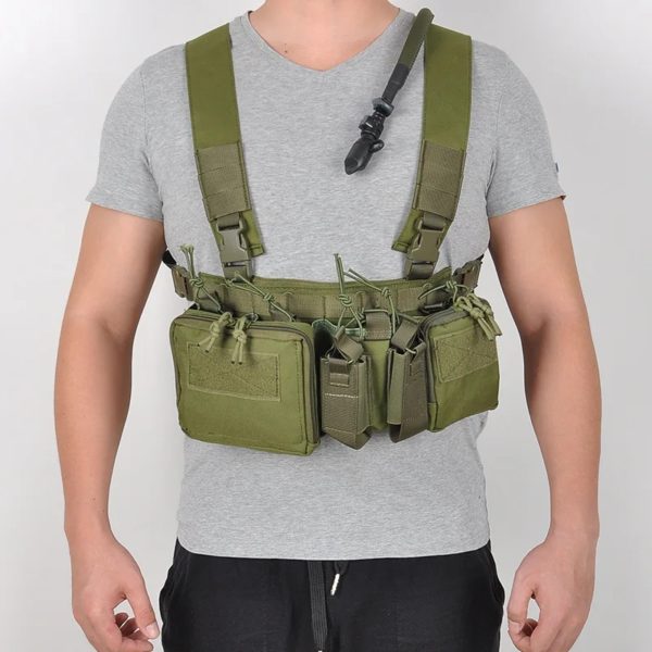 DulChest-Sac d'entraînement sur le terrain en glaçure, sangle CamSolomon multifonctionnelle, multi-poches, camping en plein air, pack d'allumettes CS – Image 5