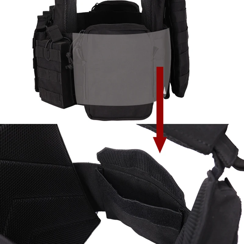 Gilet Tactique Multifonctionnel Résistant à l'Usure, Vêtements d'Entraînement en Plein Air, Équipement de Protection