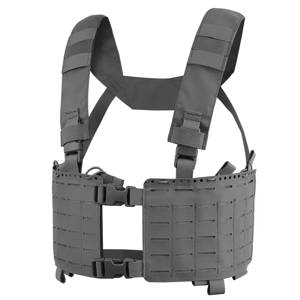 Gilet tactique suspendu SR, sac de rangement pour articles de sport, chasse, position du trou laser, équipement MOLLE, poudres de speAirsoft