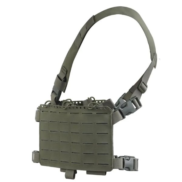 Gilet tactique suspendu SR, sac de rangement pour articles de sport, chasse, position du trou laser, équipement MOLLE, poudres de speAirsoft – Image 2