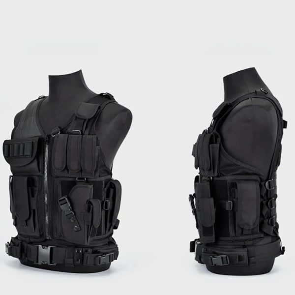 Vêtements de sécurité de chasse multifonctions, veste Swat DulglaSwat, plate-forme de poitrine, CS multi-poches, accessoires de camping – Image 5