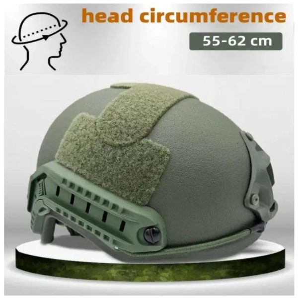 Dulhigh-Casque de coupe balistique, armure pare-balles, sécurité, noir rapide, vert militaire, NIJ, Perspectives IA – Image 5