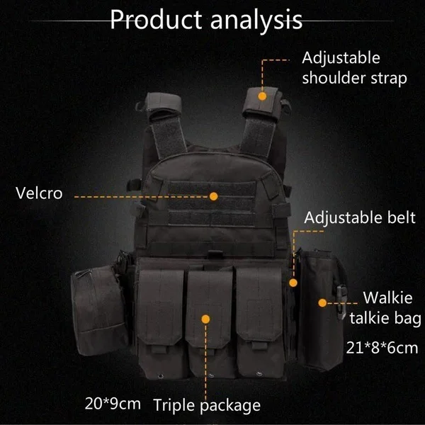 Armure DulglaBody Armure HUNInstrument, Poudres de nylon, VestGear, Wargame Army Skip Military, 6094