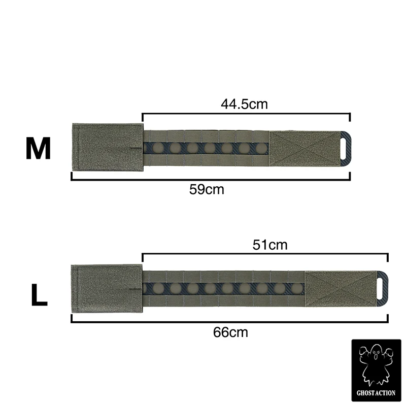 Mesurost Action FCPC V5 Plate Electrolux Cummerbund, dégagement rapide, GlaLightweight Molle M, L 6302