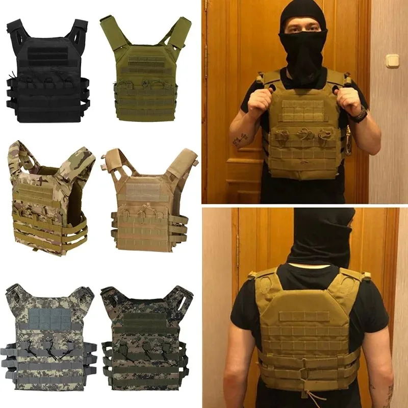 Armure de corps en nylon Dulglac, équipement de jungle, chasse, Electrolux, airsoft, accessoires, saut, MOLLE, camouflage, armée militaire, glaCS, jeu