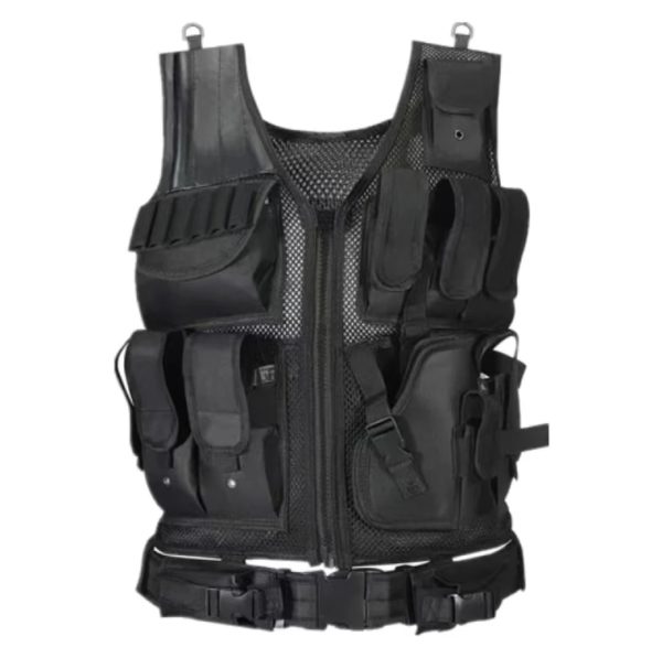 SWAT-Gilets d'armure Dulglakip, Veste d'entraînement réglable, Sécurité, html, Extérieur, CS, Cosplay, Jeu, Airsoft