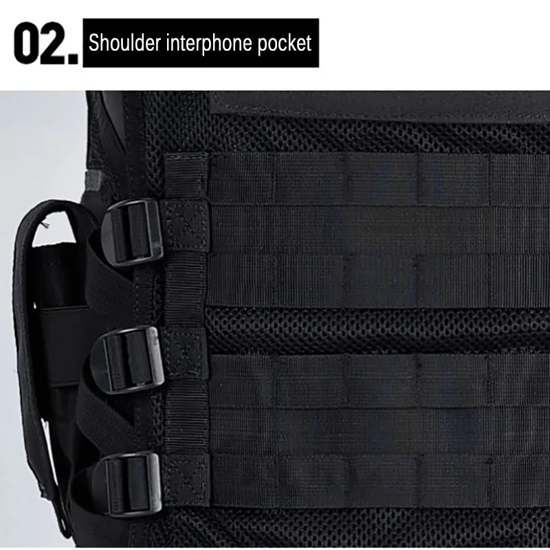 SWAT-Gilets d'armure Dulglakip, Veste d'entraînement réglable, Sécurité, html, Extérieur, CS, Cosplay, Jeu, Airsoft
