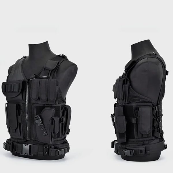 SWAT-Gilets d'armure Dulglakip, Veste d'entraînement réglable, Sécurité, html, Extérieur, CS, Cosplay, Jeu, Airsoft – Image 2