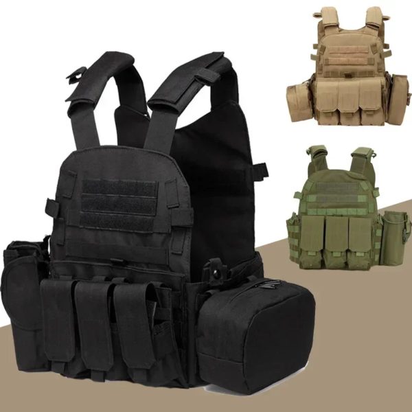 Armure militaire DulglaBody, Skip Army, CS Gear Hunting Plate, Electrolux, Airsoft Accessrespiration, Wargame Powder, Molle Glasure, 6094 – Image 2