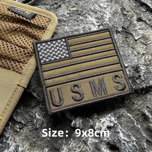 Écusson en GlaSticker Brodé à Crochet et Boucle, Danemark ge de Moral, Accessoires Militaires, Brassard, CorresponlégitiFédérale Américaine – Image 3