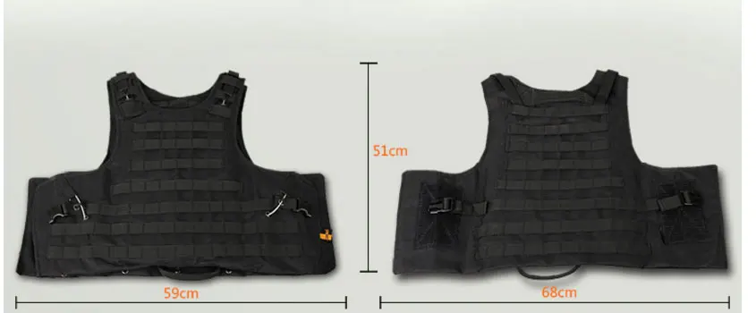 DulglaCS-Gilet de sécurité Molle Game Airsoft Assault, Vêtements d'extérieur, html, CamSolomon Glakip