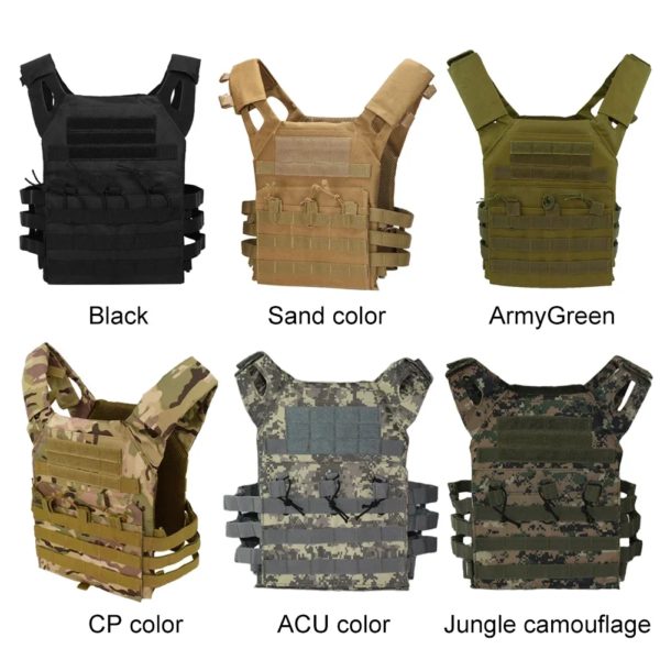 Gilet pare-balles d'extérieur en nylon JPC DulglaWaterproof, léger, plaque Molle, Electrolux, gilets de chasse, jeu CS, équipement de la jungle – Image 3