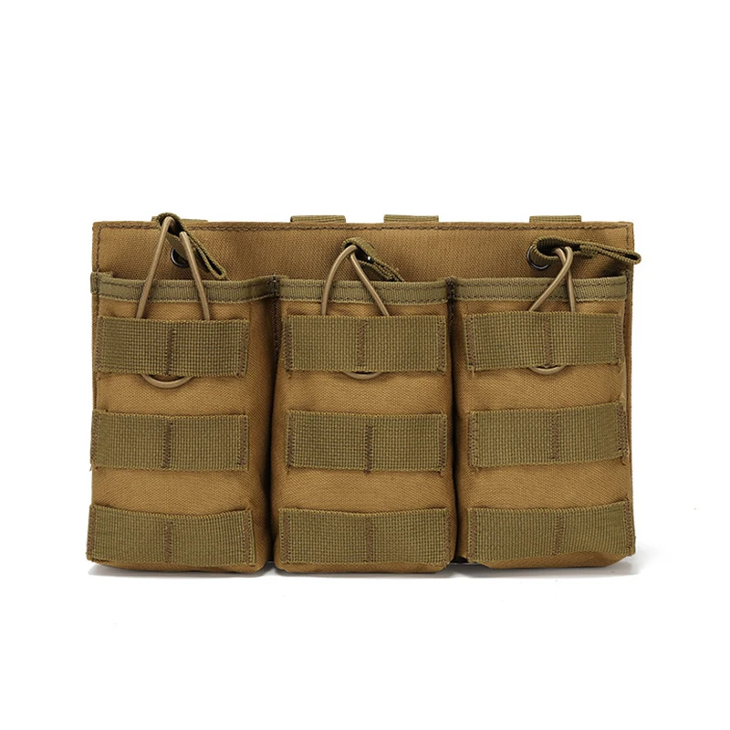 DulTriple-Sac de rangement pour talkie-walkie, en tissu nylon 600D, pour accessoires de magasin de poudres émaillées AK M45.56 mm