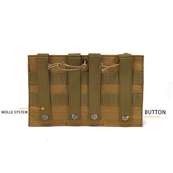 DulTriple-Sac de rangement pour talkie-walkie, en tissu nylon 600D, pour accessoires de magasin de poudres émaillées AK M45.56 mm – Image 5