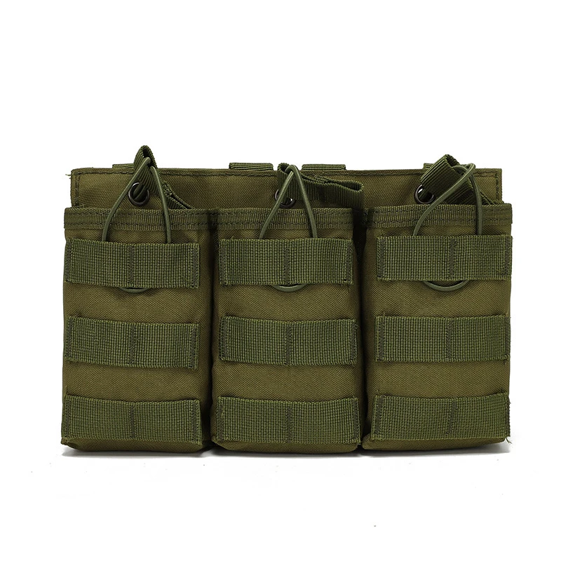 DulTriple-Sac de rangement pour talkie-walkie, en tissu nylon 600D, pour accessoires de magasin de poudres émaillées AK M45.56 mm