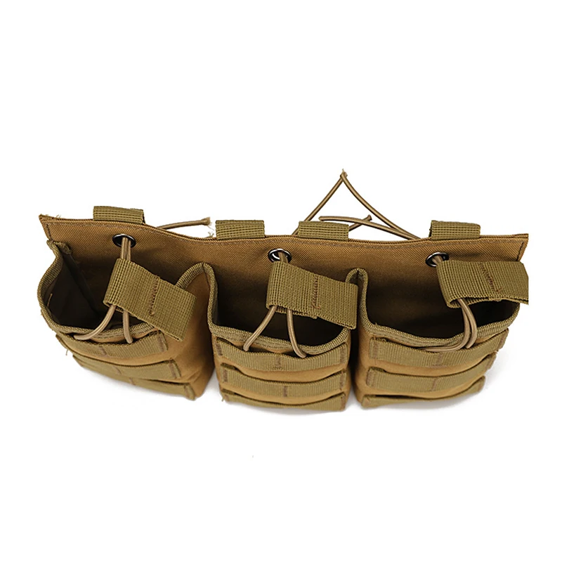 DulTriple-Sac de rangement pour talkie-walkie, en tissu nylon 600D, pour accessoires de magasin de poudres émaillées AK M45.56 mm